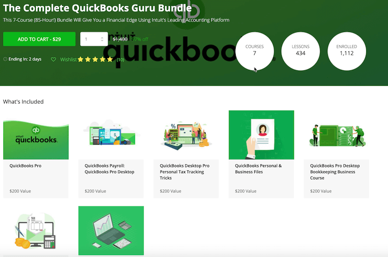 $29 The Complete QuickBooks Guru Bundle