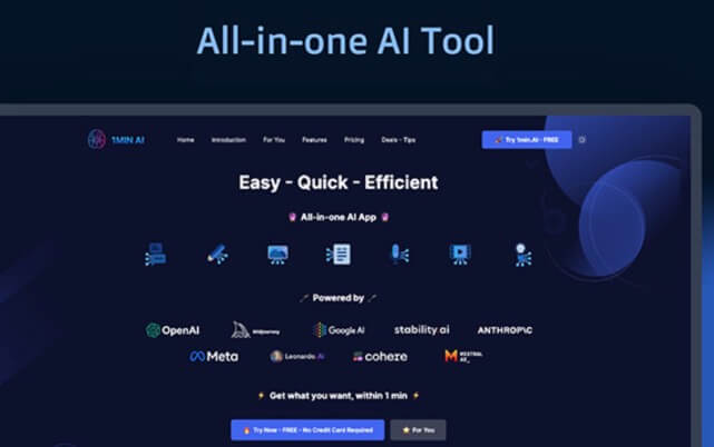 1minAI: Lifetime Subscription